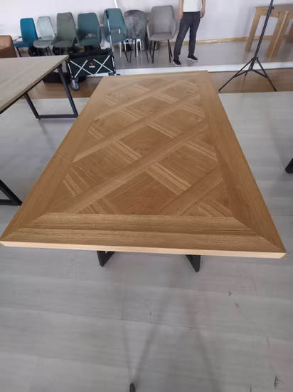 1: 12 Dollhouse Miniature Wooden Dining Table for Doll Home Decor Accessories