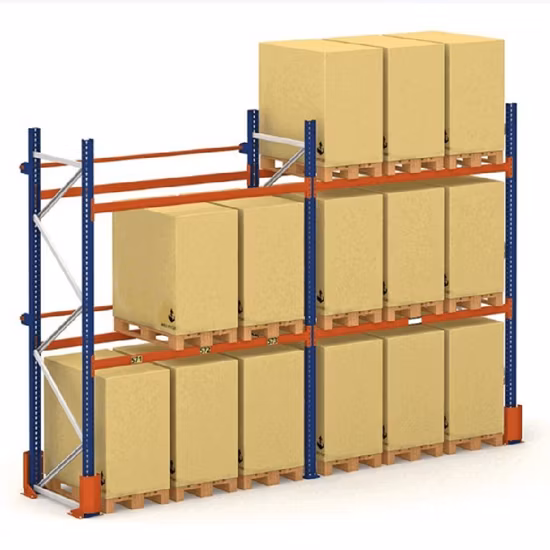 Logistic Equipment Heavy Duty Warehouse Storage Steel Q235 Pallet Storage Rack Uprights and Beams Rack