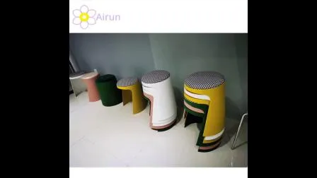 Modern Stackable Kitchen PP Plastic Chairs Storage Stool