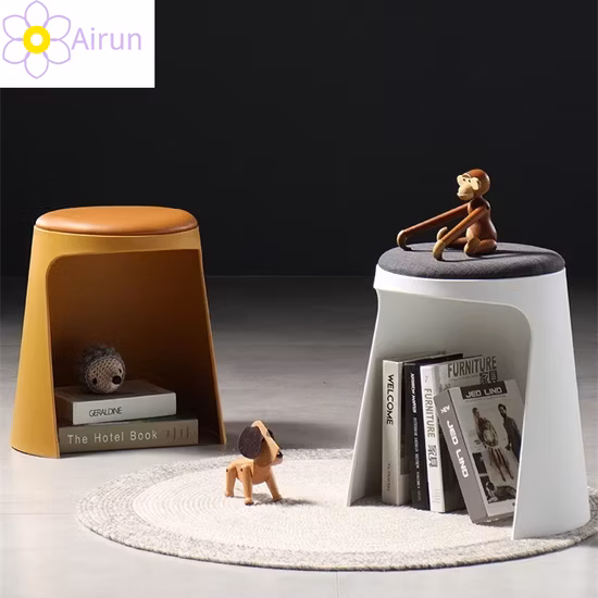 Modern Stackable Kitchen PP Plastic Chairs Storage Stool